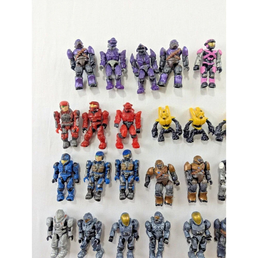 Promethean Knight Pelican Gunship HALO Mega Bloks Lot 54 Pieces MISSING ARM